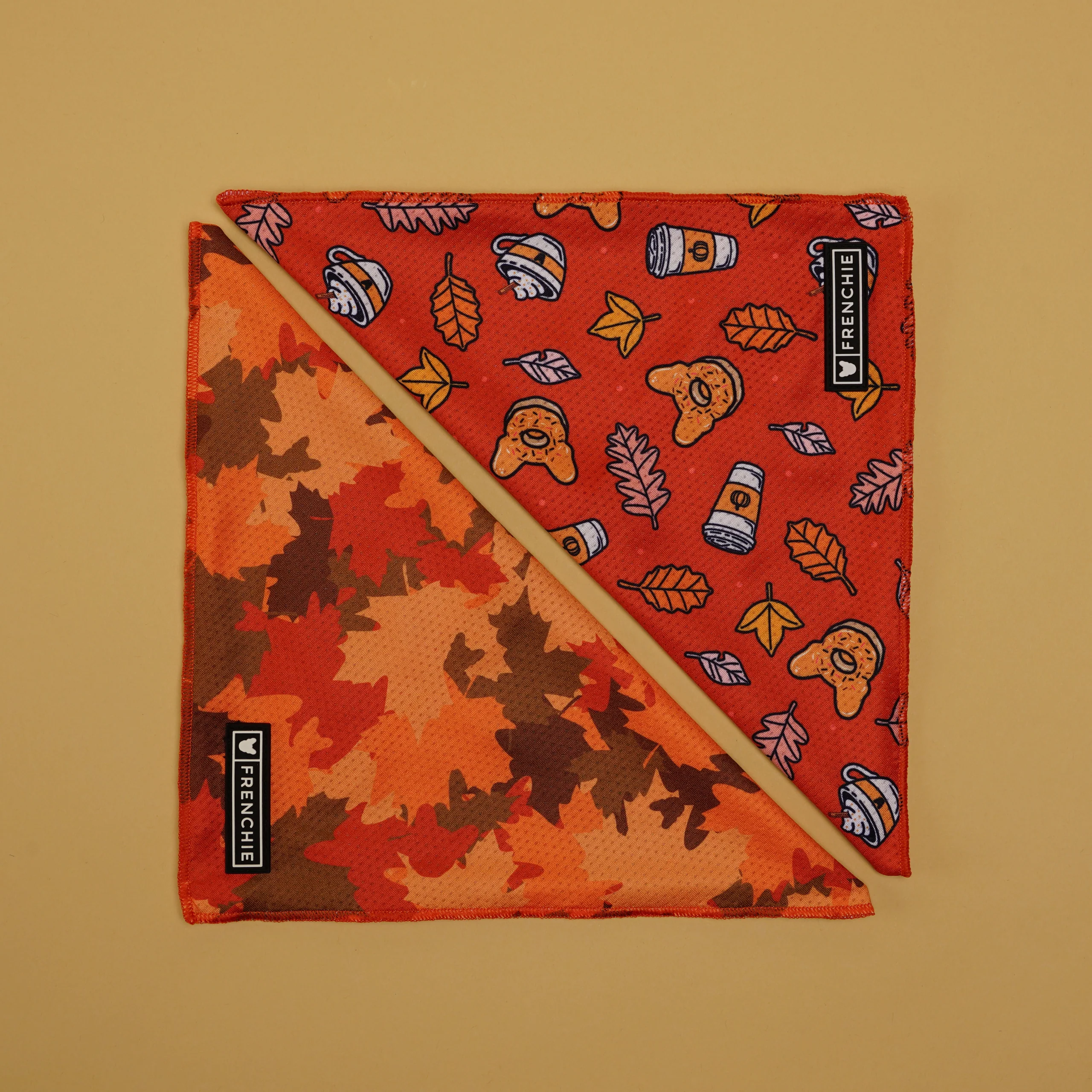 Frenchie Cooling Bandana 2-Pack - Fall