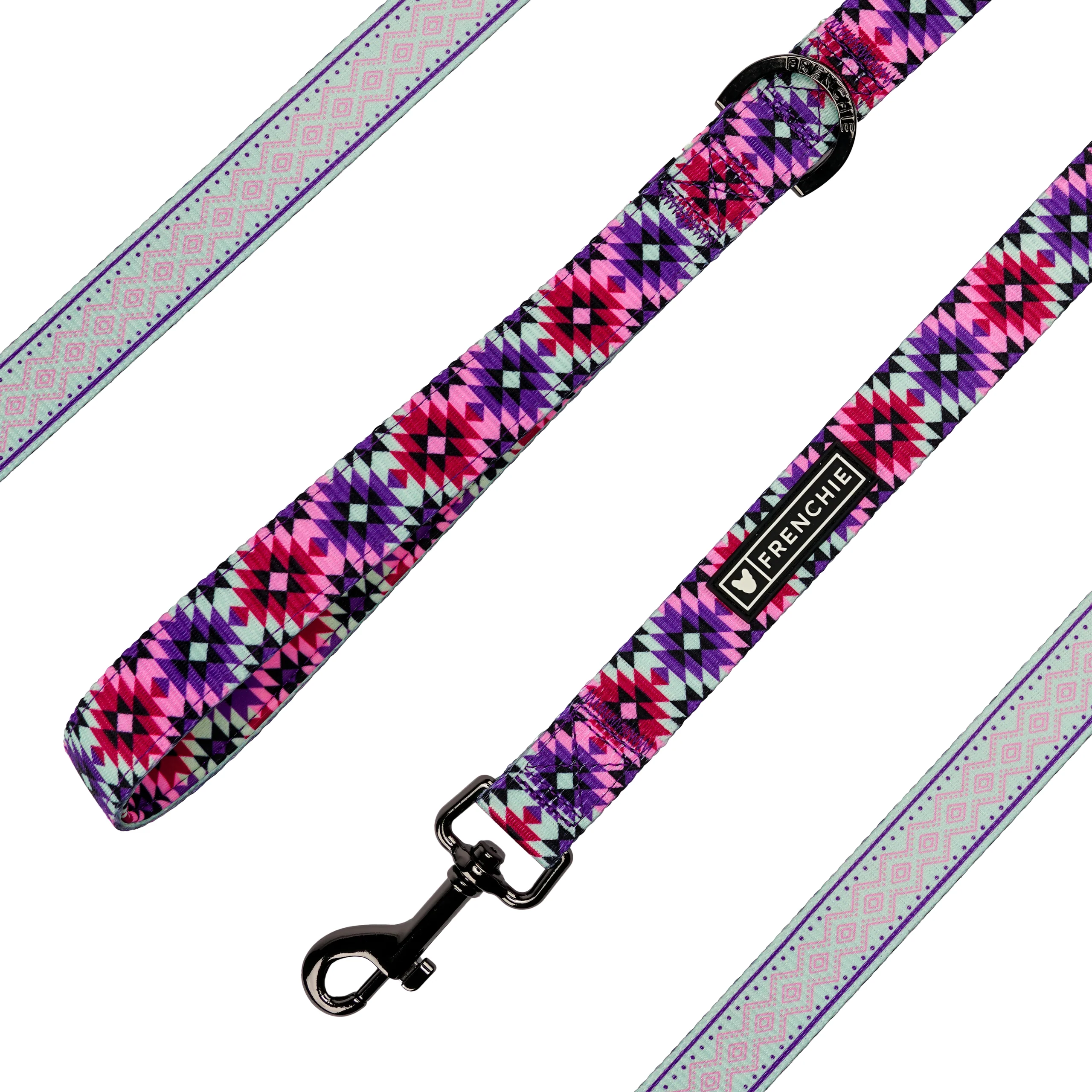 Frenchie Comfort Leash - Southwest Dusk with Neoprene Handle