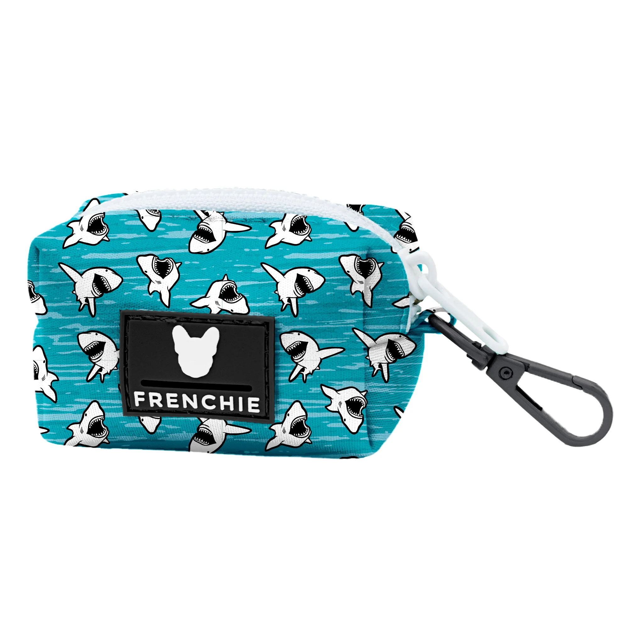 Frenchie Poo Bag Holder Jaws with Clip and Room for Treats