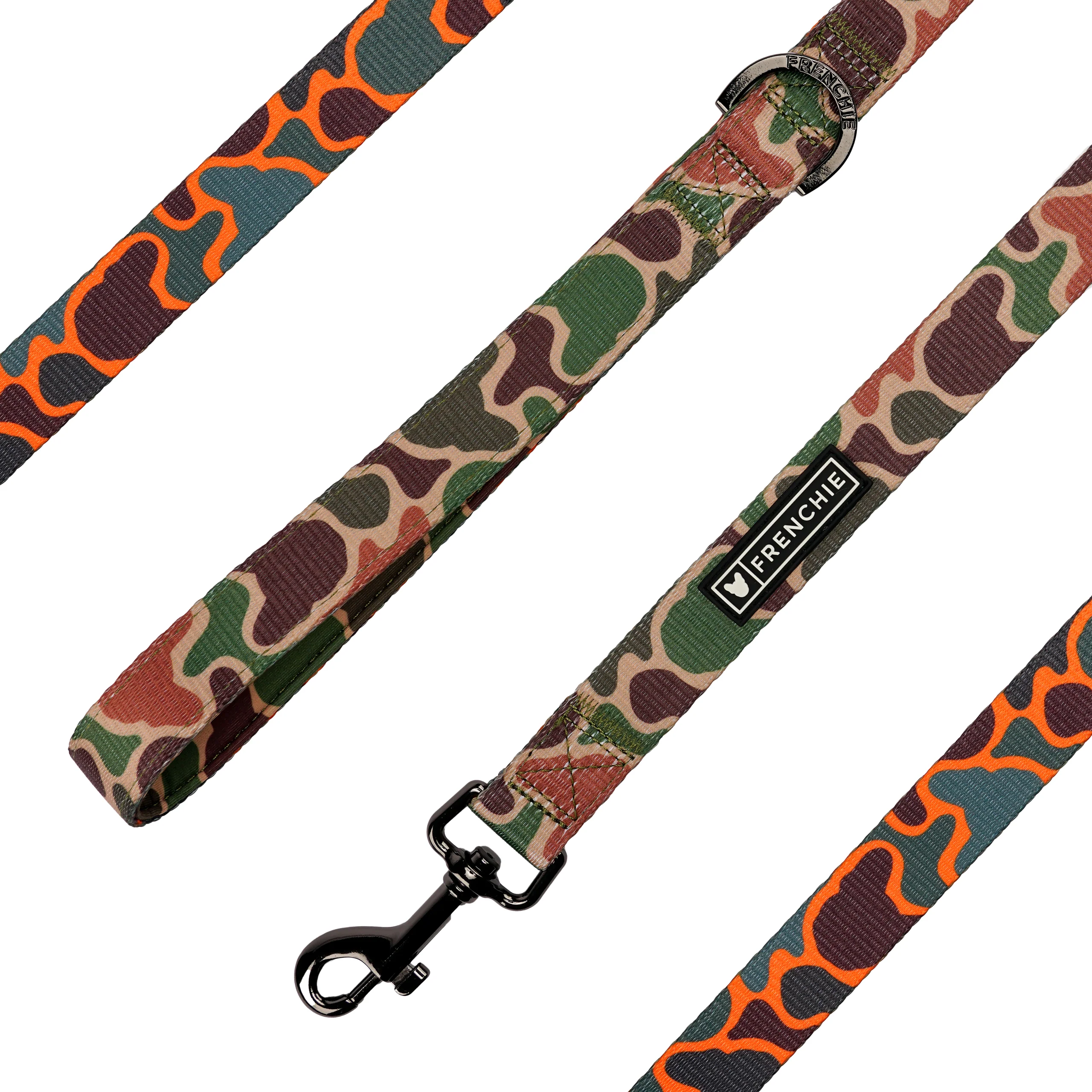 Frenchie Comfort Leash Duck Hunter Padded Handle Dog Leash