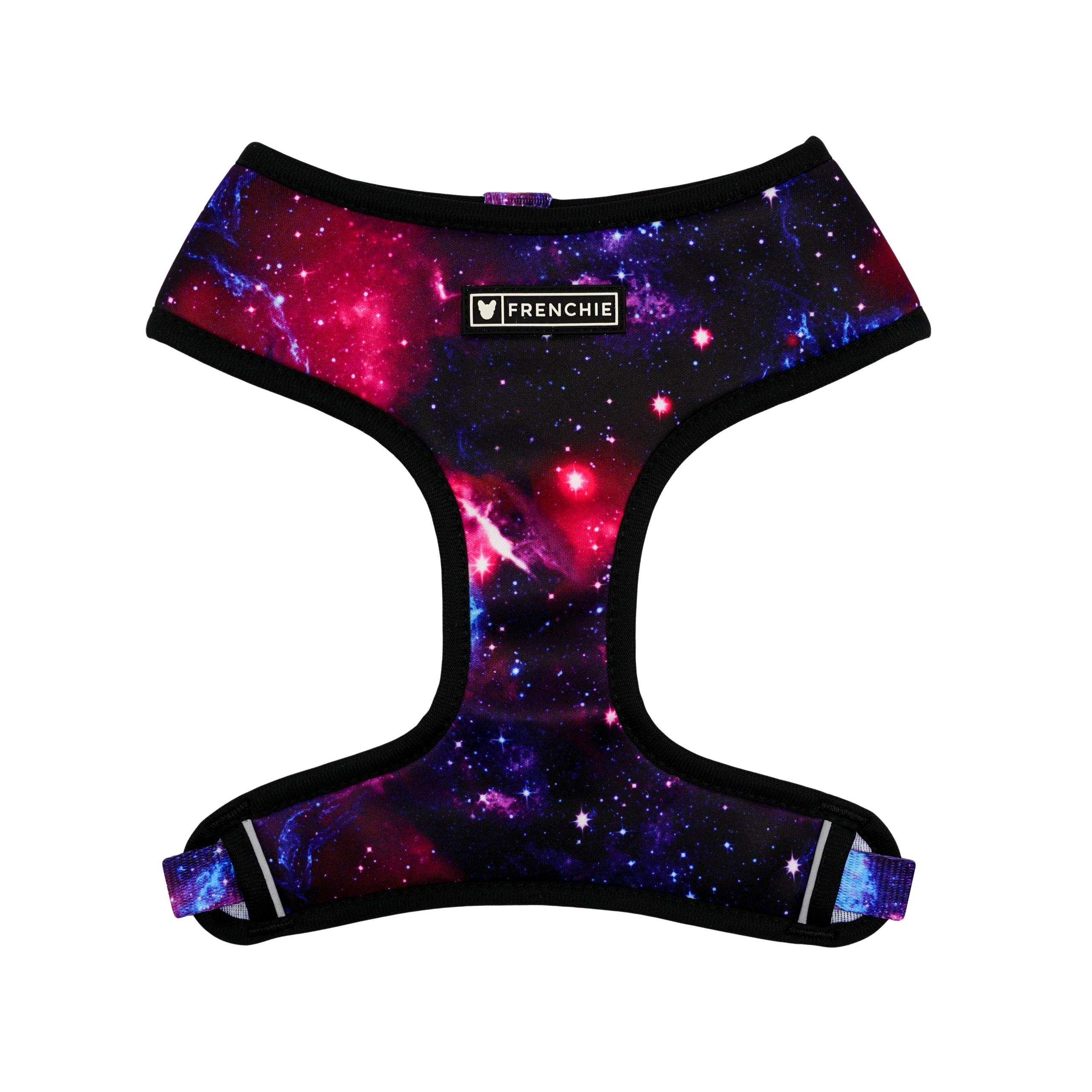 Frenchie Duo Reversible Harness in Galaxy, Two Looks in One