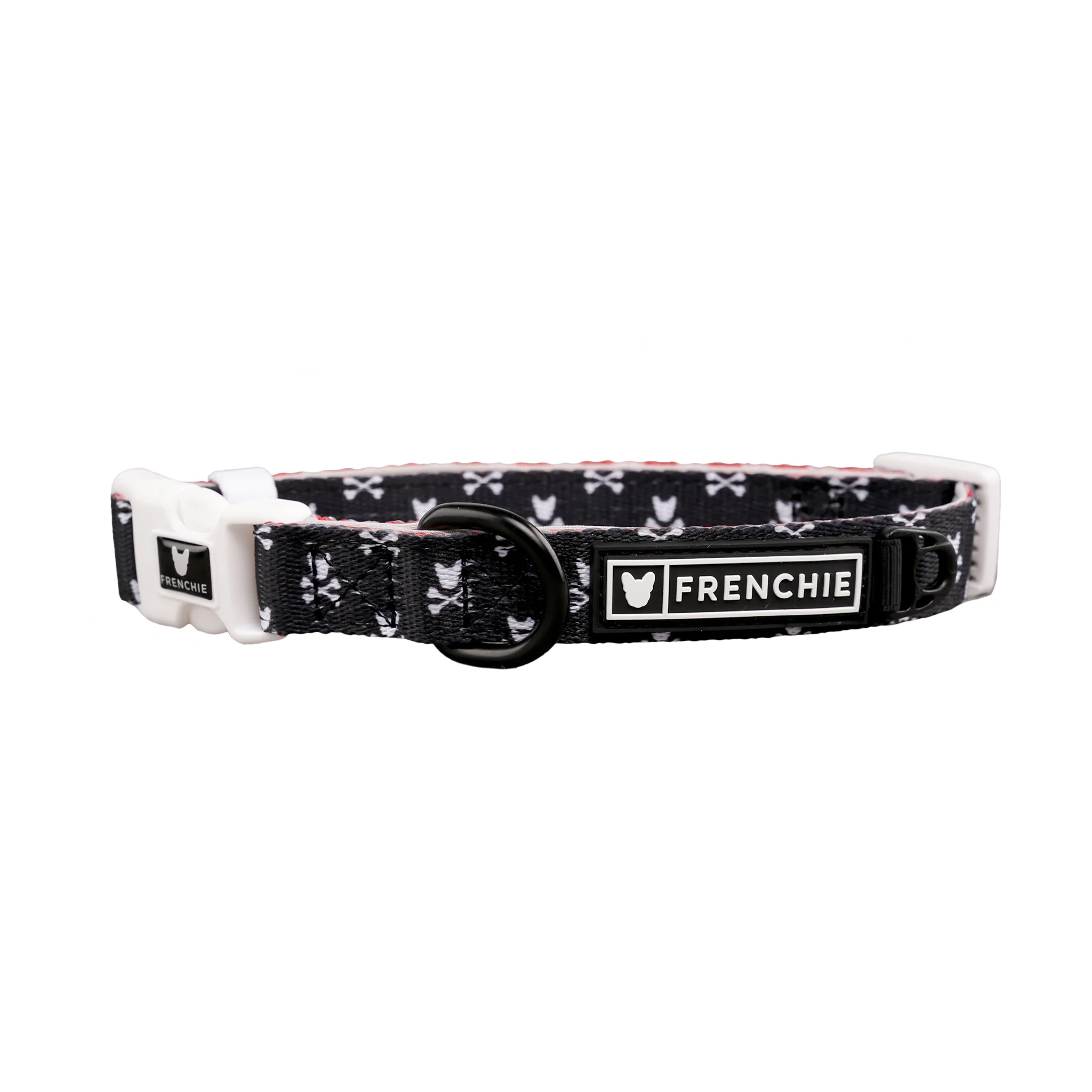 Frenchie Comfort Collar in Bad to the Bone Print with Padded Neoprene