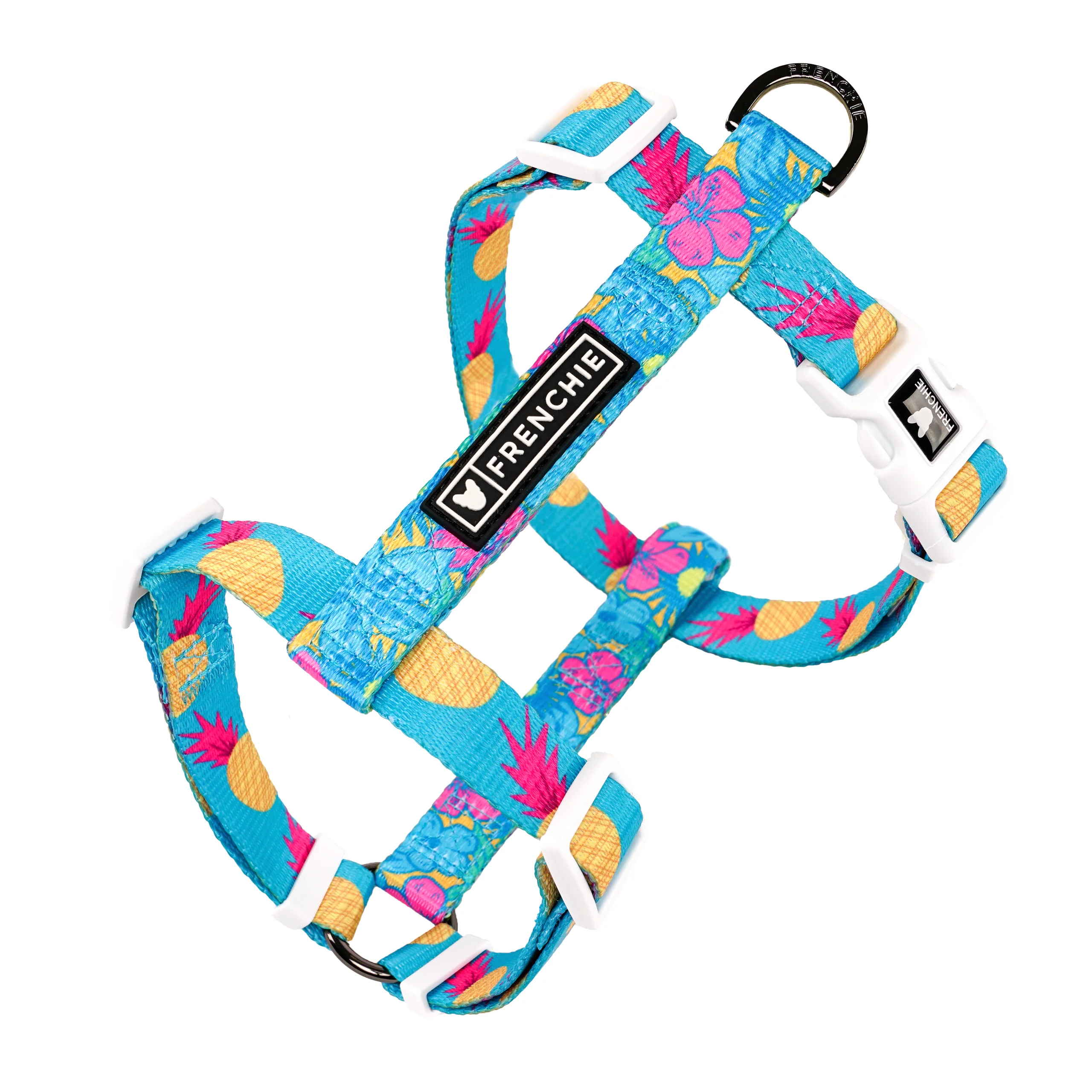 Frenchie Strap Harness Tropical Punch for Small and Medium Dogs
