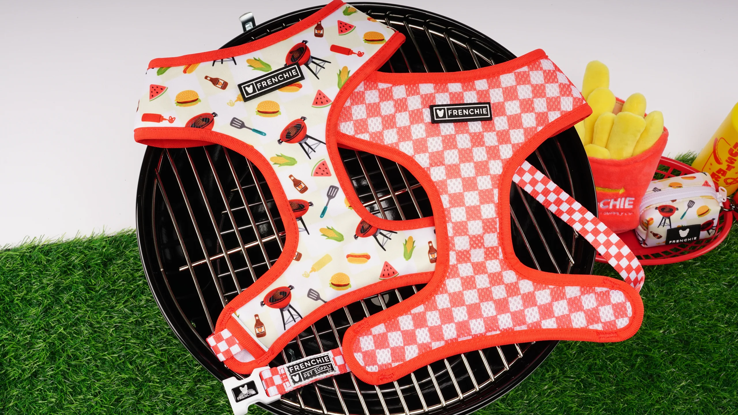 Frenchie Duo vendbar sele Cook Out til små og mellemstore hunde