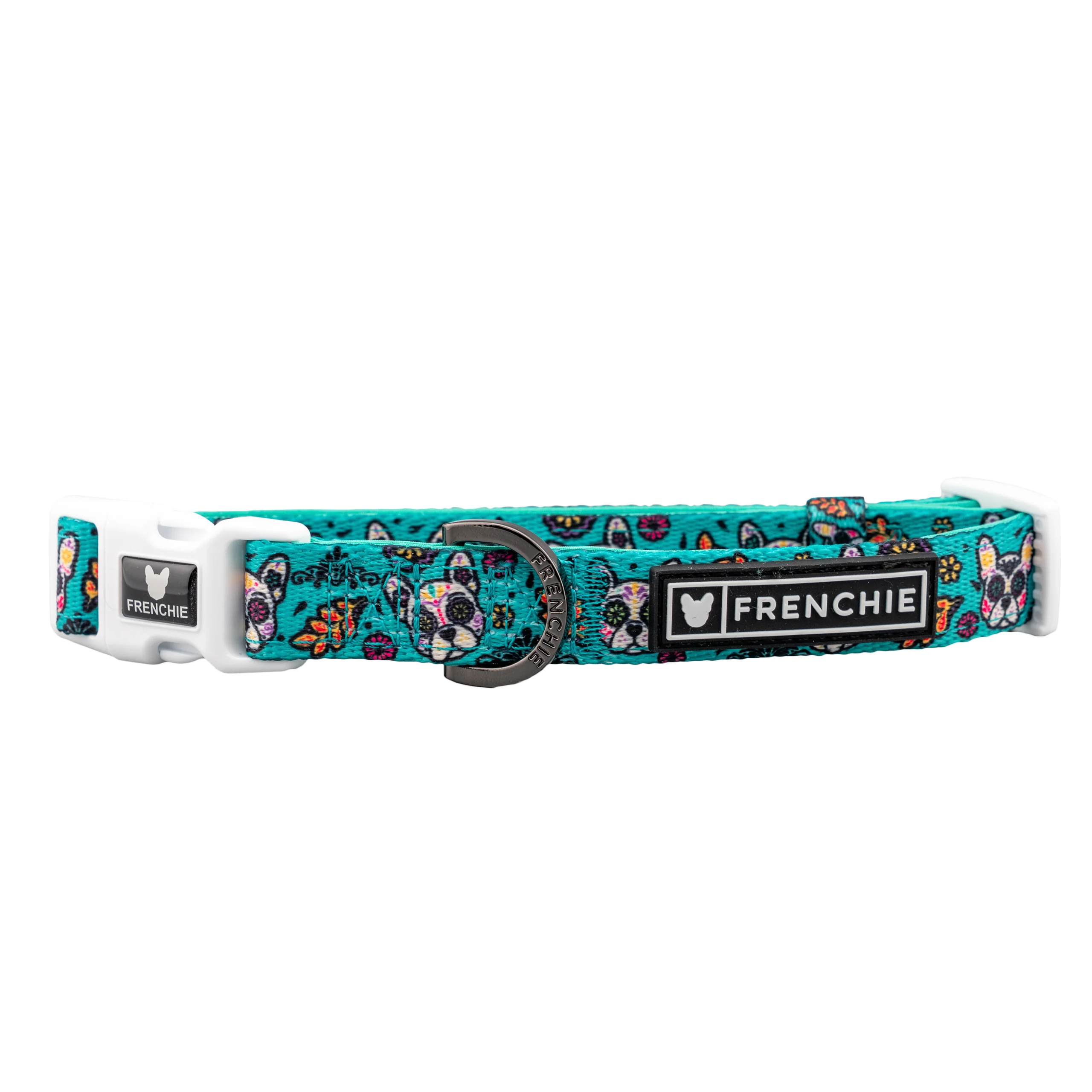 Frenchie Comfort Collar Day of the Dog with Neoprene Lining