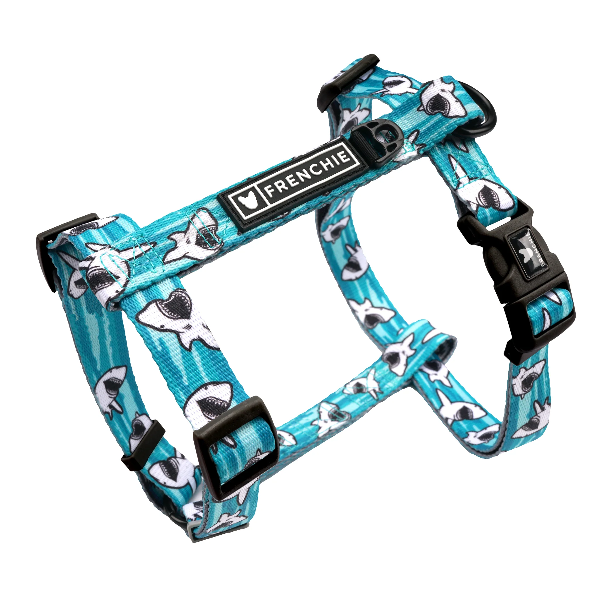 Frenchie Strap Harness Jaws with Adjustable Neck and Belly Straps