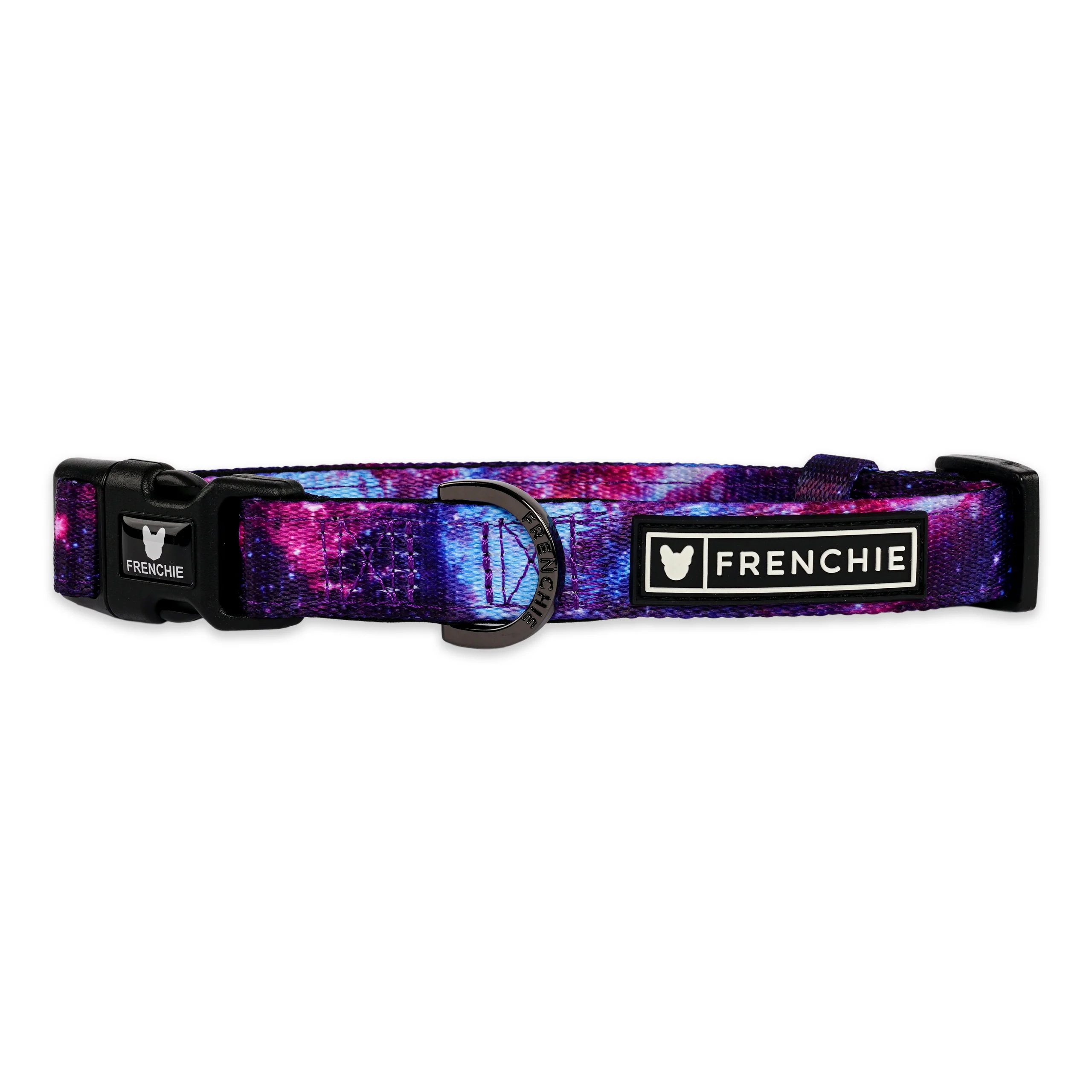Galaxy Frenchie Comfort Collar, Neoprene Lined With a 4-Point Lock Buckle